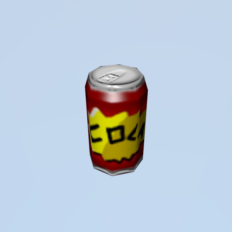 Low poly cola can preview image 1
